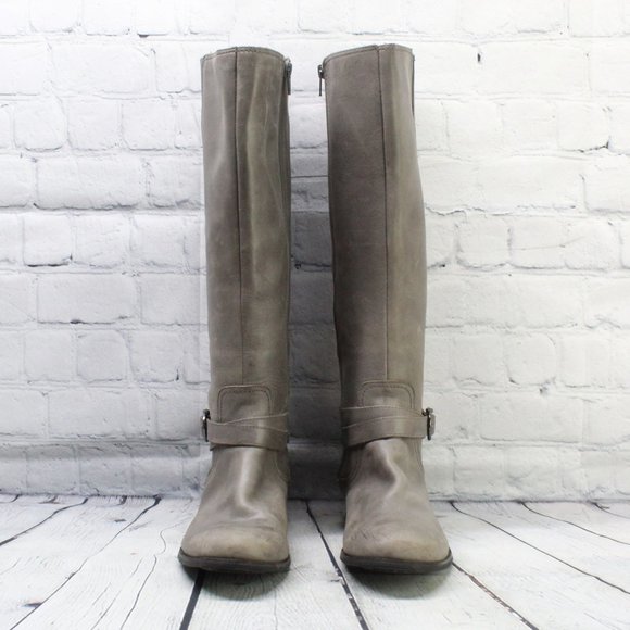 Sperry Gray Leather Ankle Boots - Picture 4 of 9